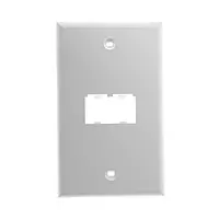 Panduit CFP2WH 1-Gang 2-Port Faceplate, White