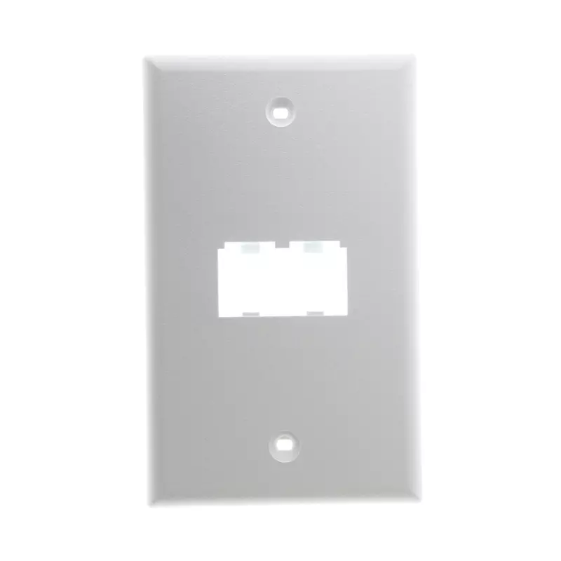 Panduit CFP2WH 1-Gang 2-Port Faceplate, White