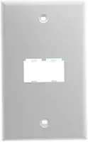 Panduit CFP2WH 1-Gang 2-Port Faceplate, White