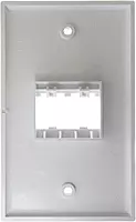 Panduit CFP2WH 1-Gang 2-Port Faceplate, White