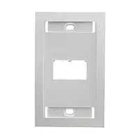 Panduit CFPE2WHY 1-Gang 2-Port Faceplate, White