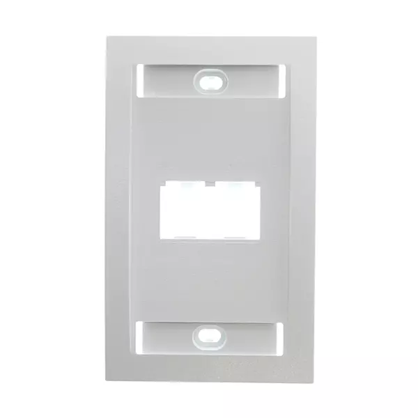 Panduit CFPE2WHY 1-Gang 2-Port Faceplate, White