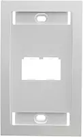 Panduit CFPE2WHY 1-Gang 2-Port Faceplate, White