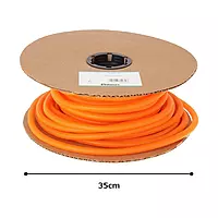 Panduit CLT100F-C3 Slit Wall Corrugated Loom Tubing, Orange