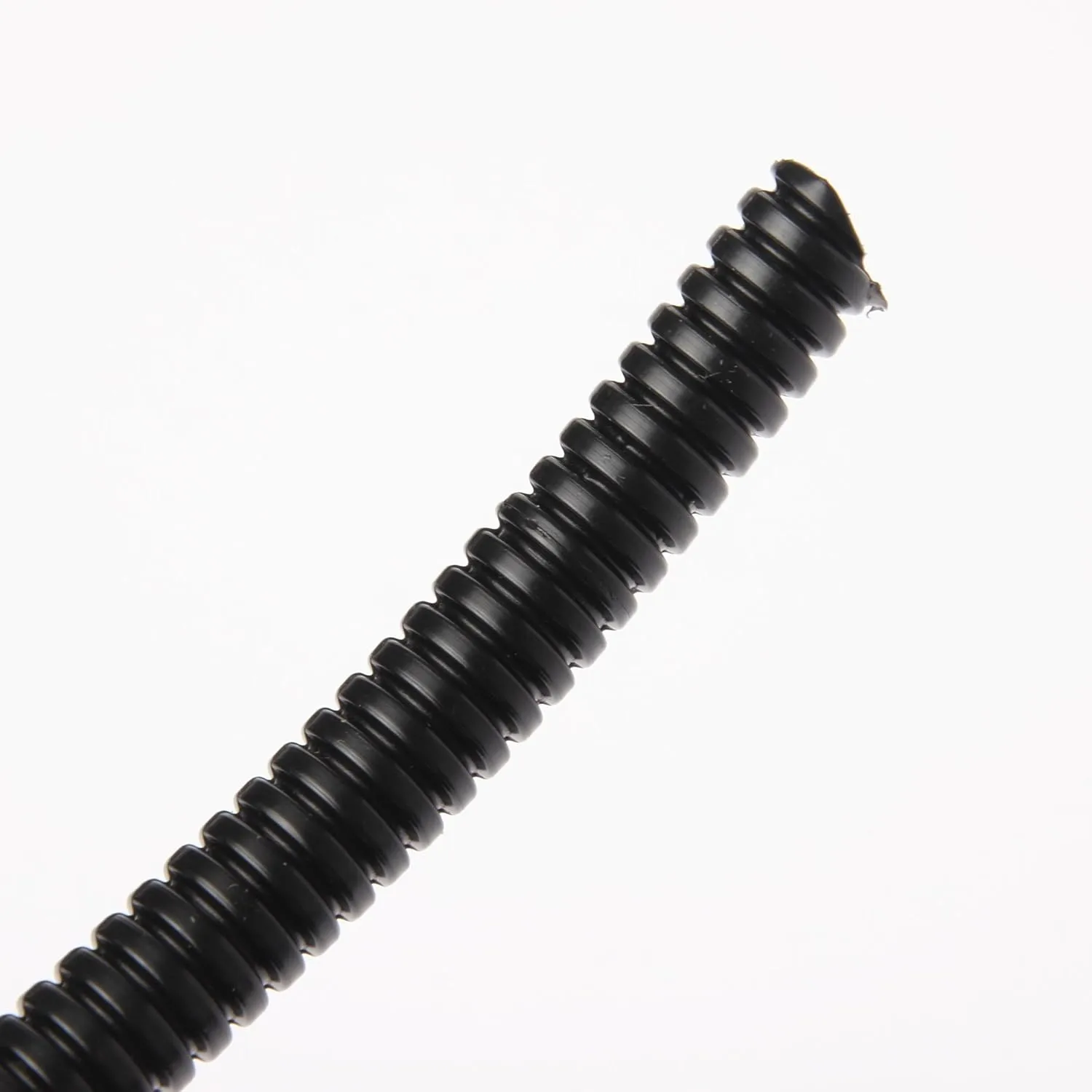 Panduit CLT50F-C20 Slit Wall Corrugated Loom Tubing, Black
