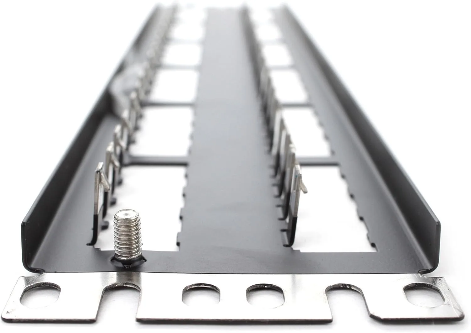 Panduit CP48BLY 48-Port Flat Patch Panel, Black