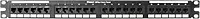 Panduit DP245E88TGY Category-5E 24-Port Flat Punchdown Patch Panel, Black