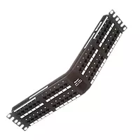 Panduit DPA486X88TGY Category-6A 48-Port Angled Punchdown Patch Panel