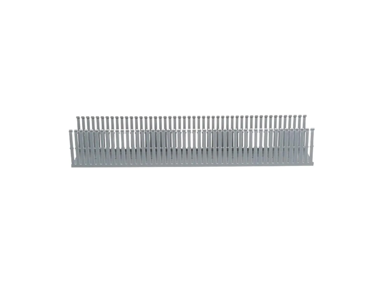 PANDUIT Type F Narrow Slotted PVC Wiring Duct, Light Gray