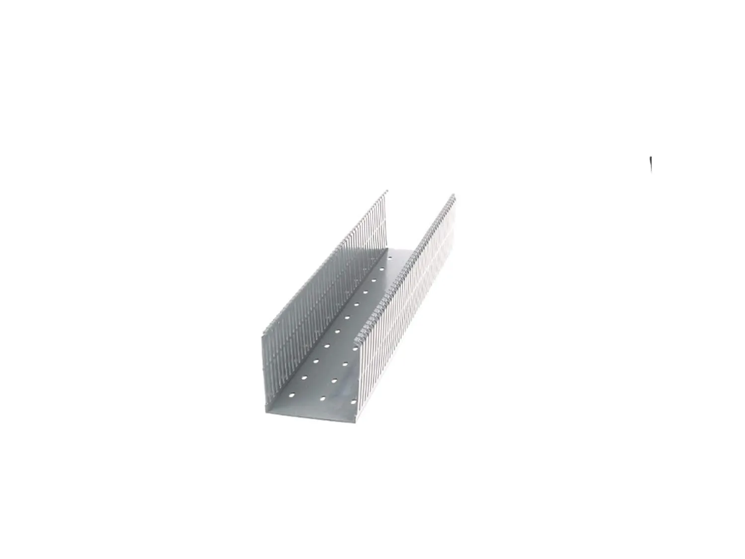 PANDUIT Type F Narrow Slotted PVC Wiring Duct, Light Gray