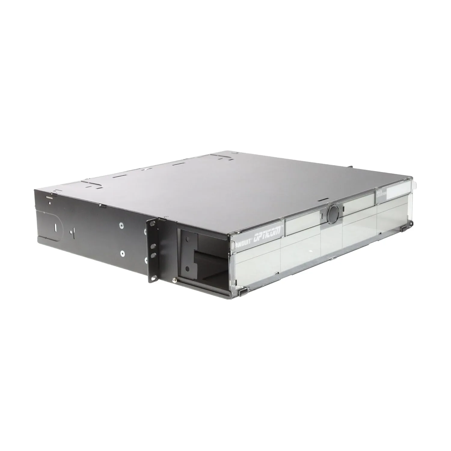 Panduit FCE2U Fiber Cassette Enclosure, Black