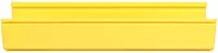 Panduit FR6X4YL6 FiberRunner 6x4 Channel, Yellow for Use with FRCR6YL-X, FRHC6YL6