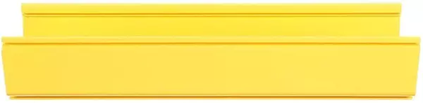 Panduit FR6X4YL6 FiberRunner 6x4 Channel, Yellow for Use with FRCR6YL-X, FRHC6YL6