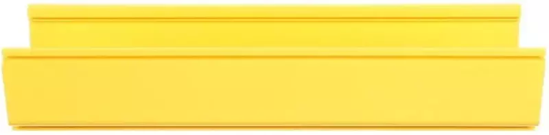 Panduit FR6X4YL6 FiberRunner 6x4 Channel, Yellow for Use with FRCR6YL-X, FRHC6YL6