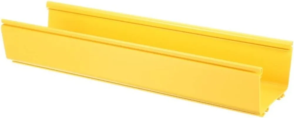 Panduit FR6X4YL6 FiberRunner 6x4 Channel, Yellow for Use with FRCR6YL-X, FRHC6YL6
