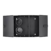 Panduit FWME2 2-Door 2-Adapter Panel Wall-Mount Enclosure, Black
