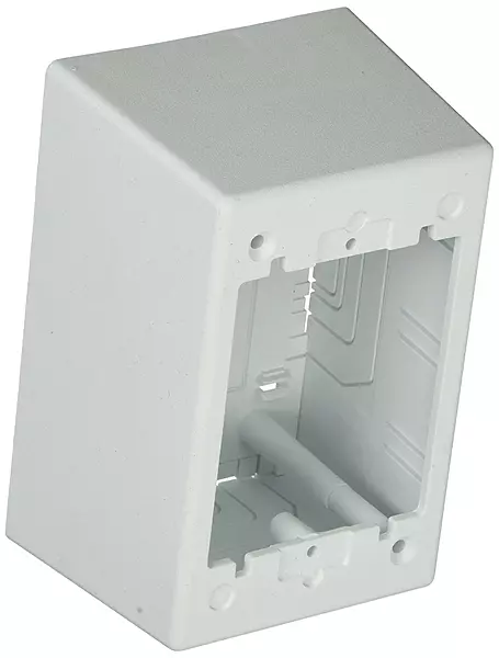 Panduit JBP1DWH 1-Gang Deep Outlet Box, White
