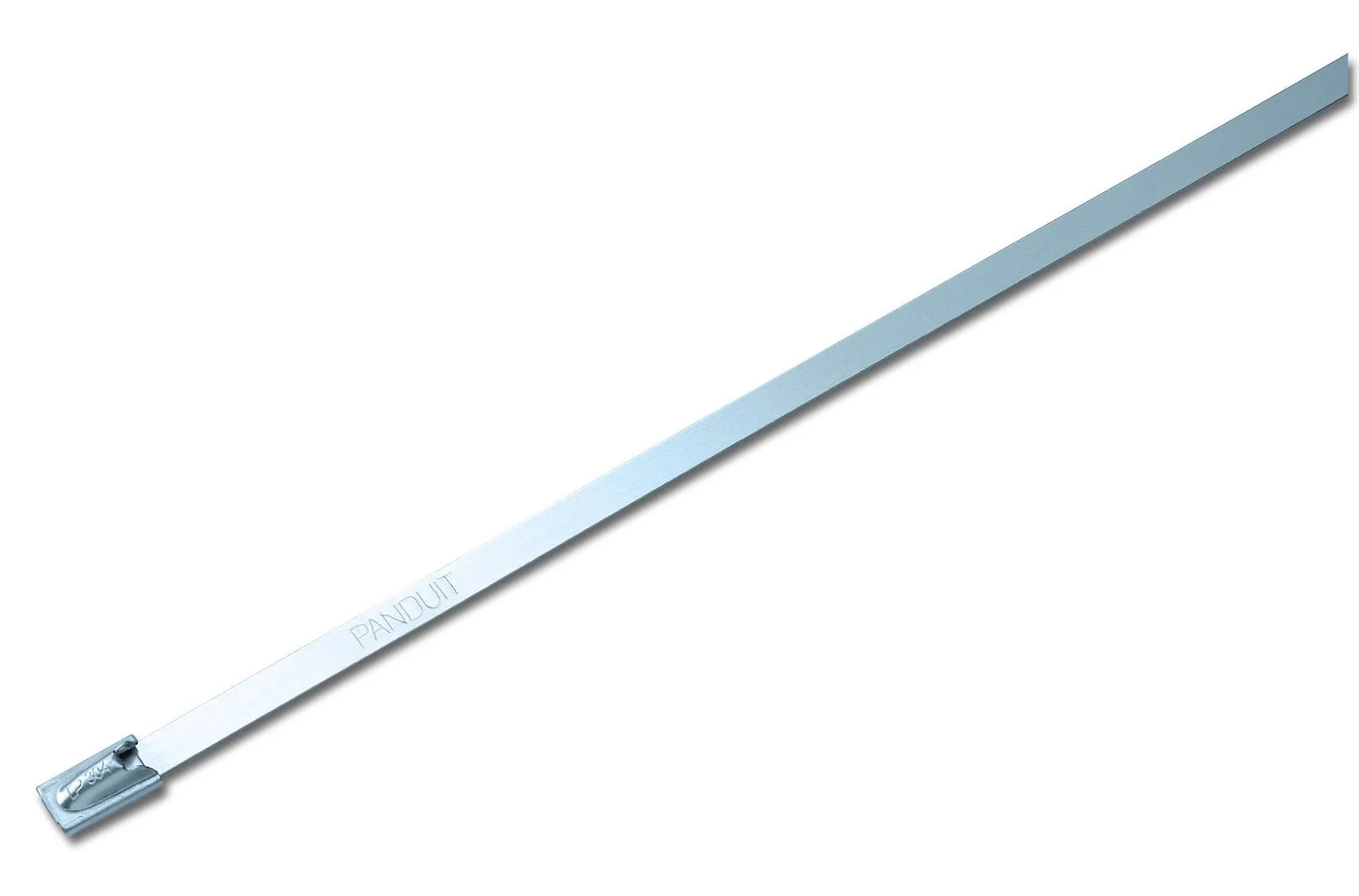 Panduit MLT4S-CP Pan-Steel Self-Locking Cable Tie, General Purpose, Standard Cross Section, AISI 304 Stainless Steel