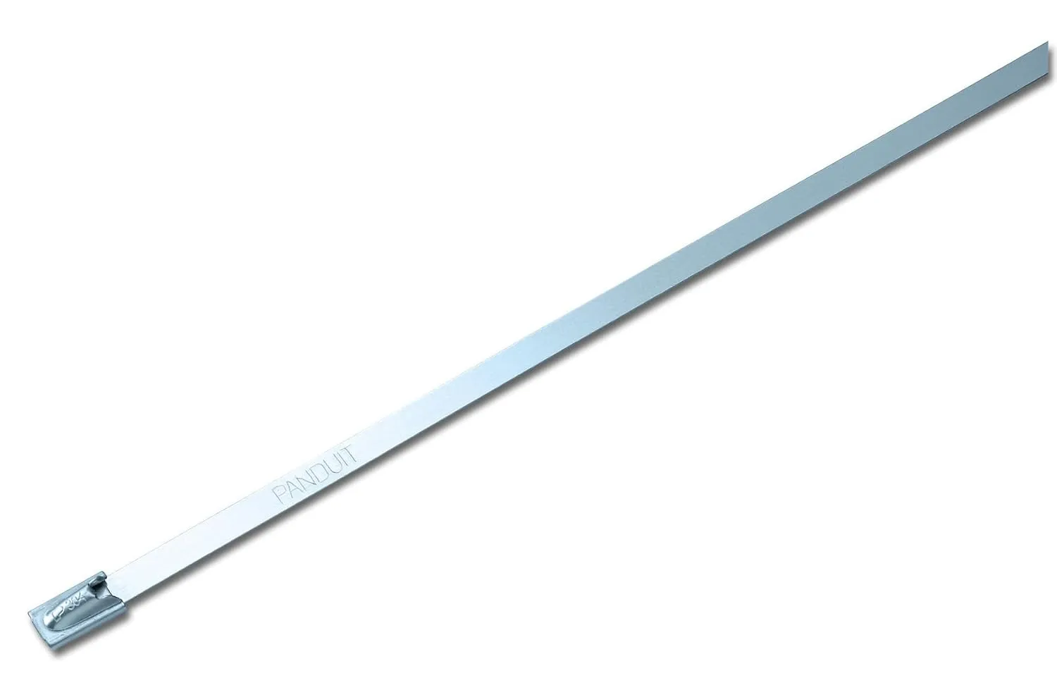 Panduit MLT4S-CP Pan-Steel Self-Locking Cable Tie, General Purpose, Standard Cross Section, AISI 304 Stainless Steel