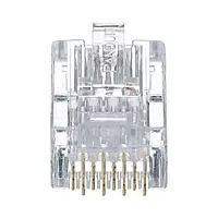 Panduit MP588-L Modular Plug, 8-Position 8-Contact (24–26 AWG) - Pack of 50