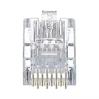 Panduit MP588-L Modular Plug, 8-Position 8-Contact (24–26 AWG) - Pack of 50