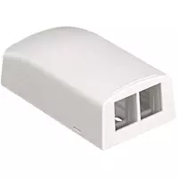 Panduit NK2BXWH-A 2-Port Surface Mounting Box for LD3/LD5 Fitting, White