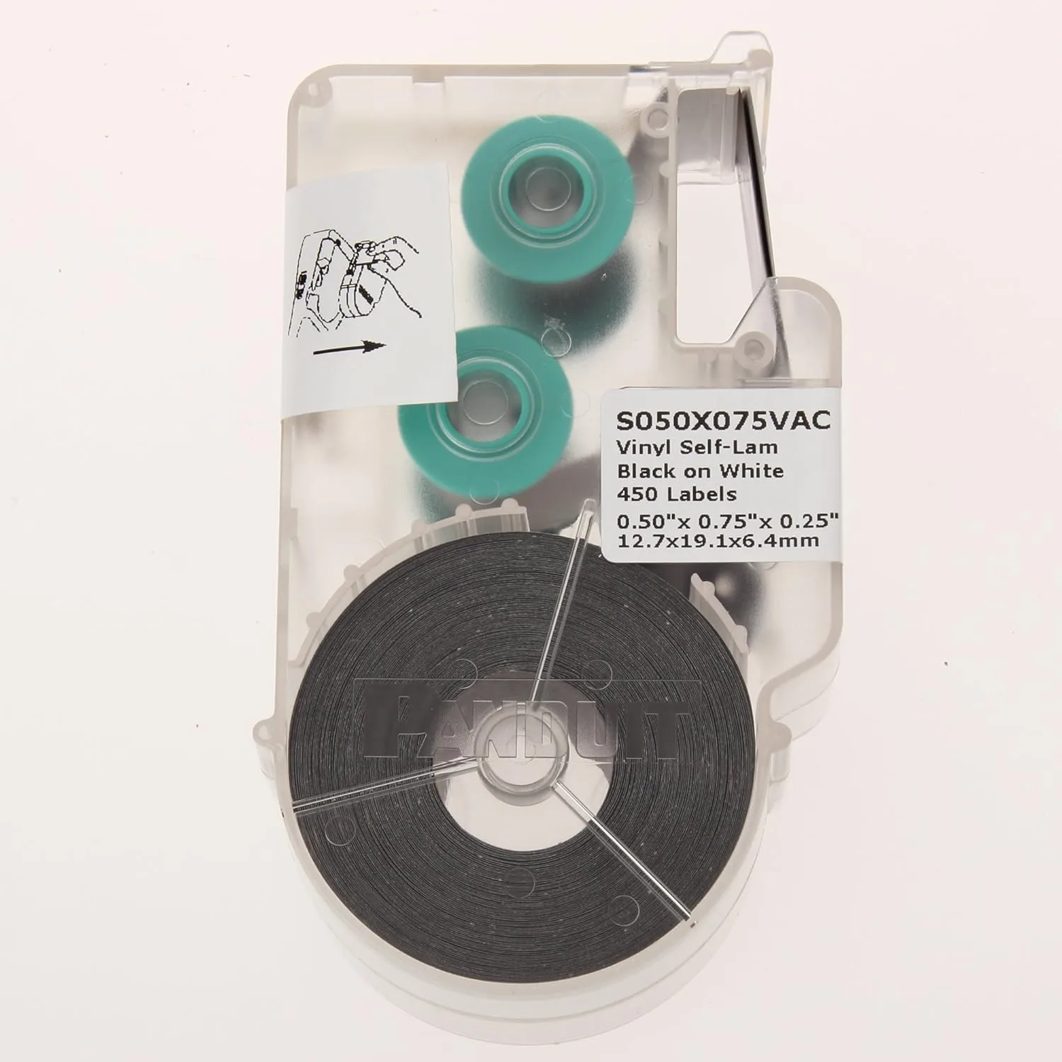 Panduit P1 Cassette Self-Laminated Vinyl Labels White