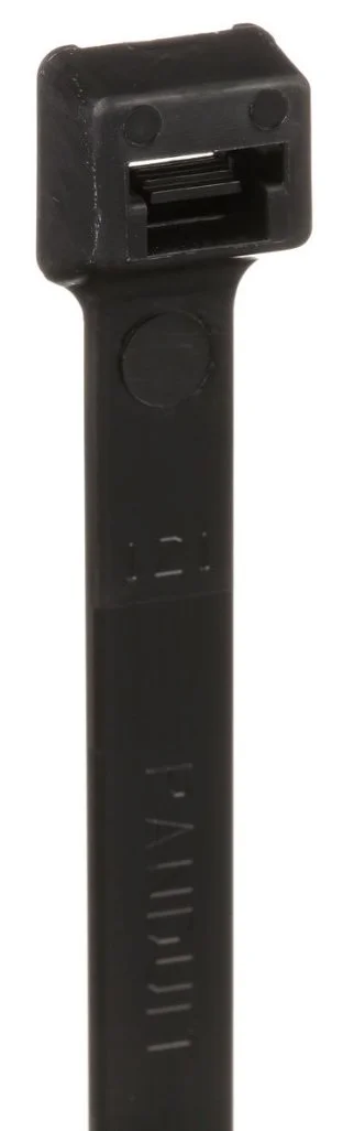 Panduit PLT4H-L0 Pan-Ty Cable Tie, Weather Resistant Nylon 6.6, Light-Heavy Cross Section, Straight Tip