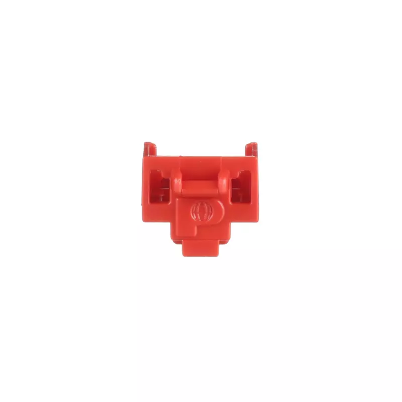 Panduit PSL-DCJB-C Jack Module Block-Out Device, 100 Block-Outs (Red) and 5 Removal Tool (Black), Polycarbonate