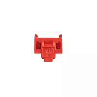 Panduit PSL-DCJB-C Jack Module Block-Out Device, 100 Block-Outs (Red) and 5 Removal Tool (Black), Polycarbonate