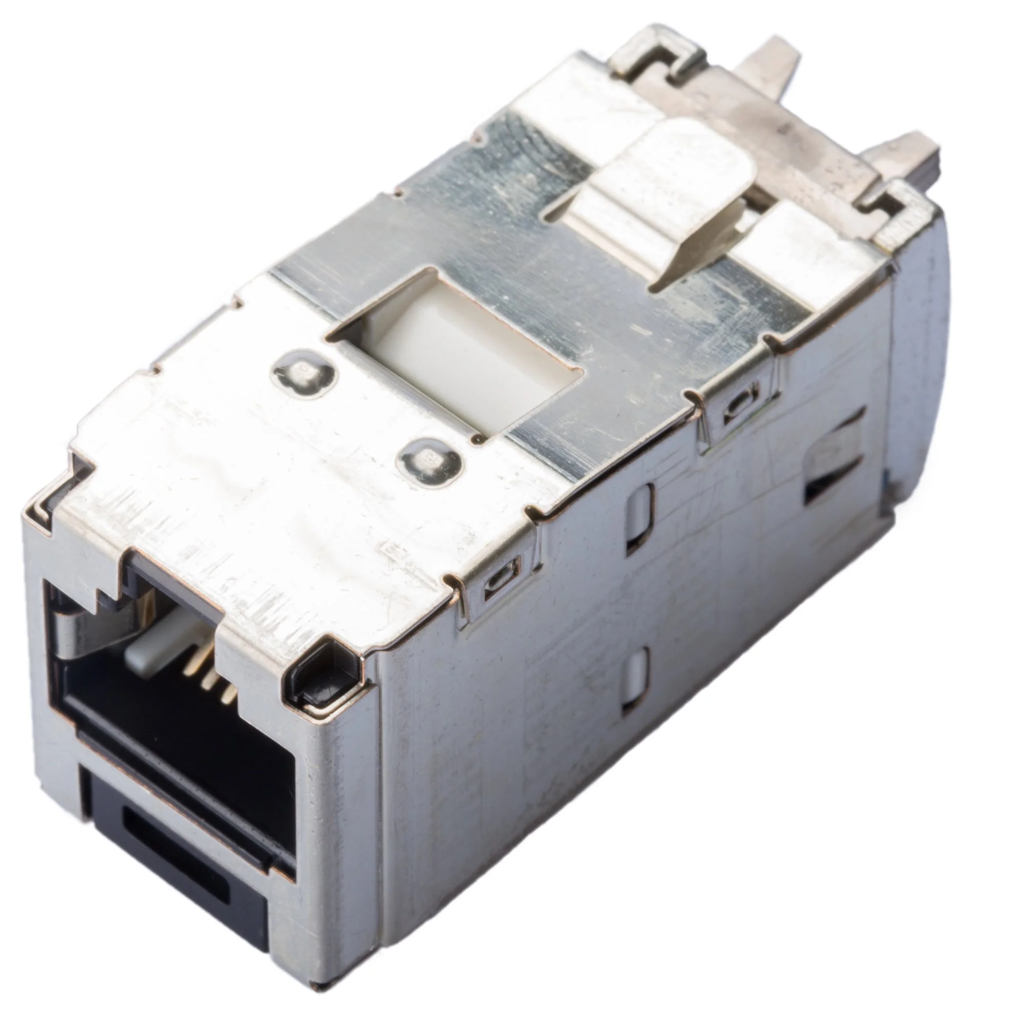 Panduit CJS6X88TGY Shielded RJ45 Cat6a TG Jack Module, Black