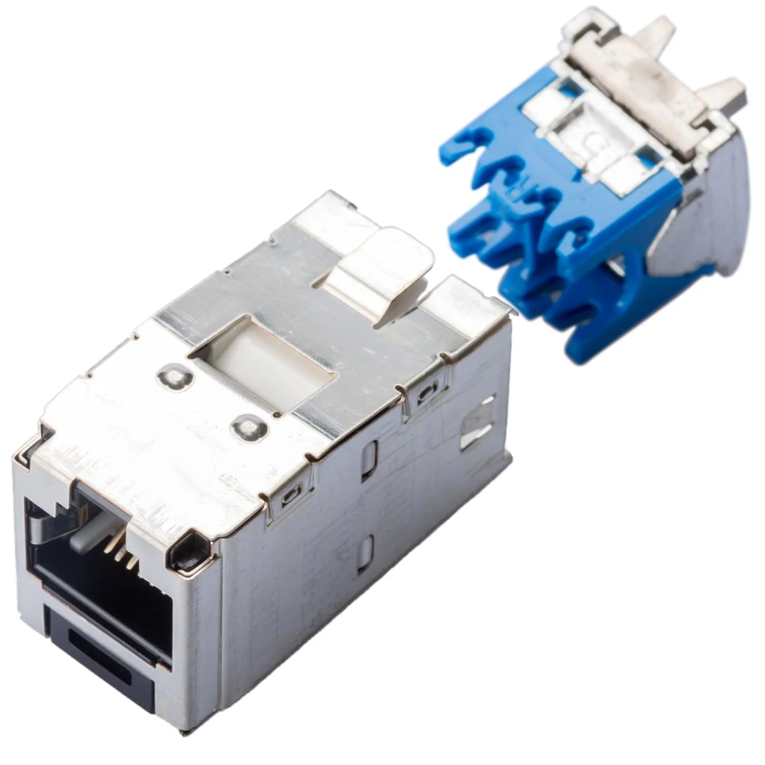 Panduit CJS6X88TGY Shielded RJ45 Cat6a TG Jack Module, Black
