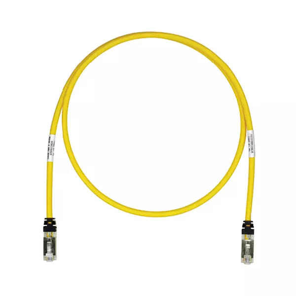 PANDUIT STP6X10YL CAT6A Shielded Patch Cord 10ft - Yellow