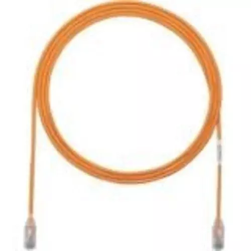 Panduit TX6-28 UTP28SP15OR Cat 6 Patch Cord, 28 AWG, 15 ft, RJ45 Connector, Orange