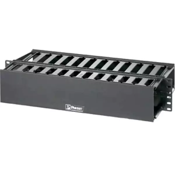 Panduit WMP1E Patchlink Horizontal Cable Manager, 2RU, 19" Front & Rear