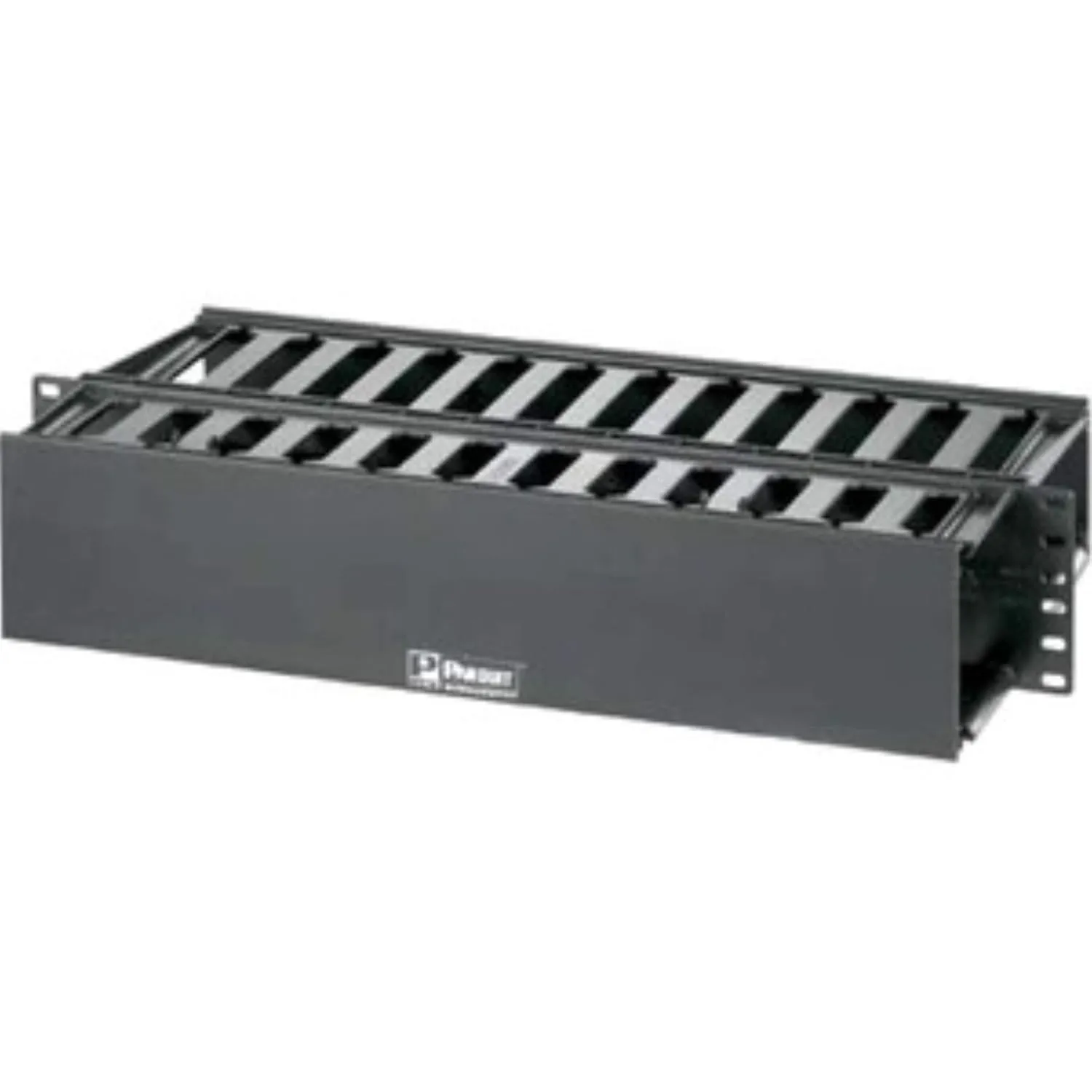 Panduit WMP1E Patchlink Horizontal Cable Manager, 2RU, 19" Front & Rear