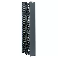 Panduit WMPV22E Vertical Cable Management, Black, 22 RU