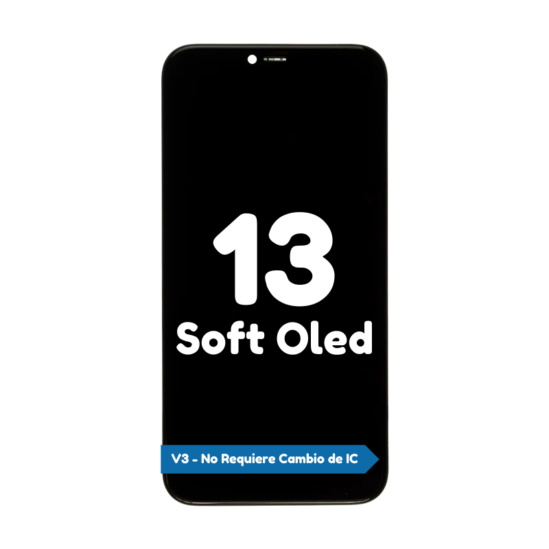Pantalla para iPhone 13 Soft Oled - Cambio de IC No Requerido Pantalla para iPhone 13 Soft Oled - Cambio de IC No Requerido