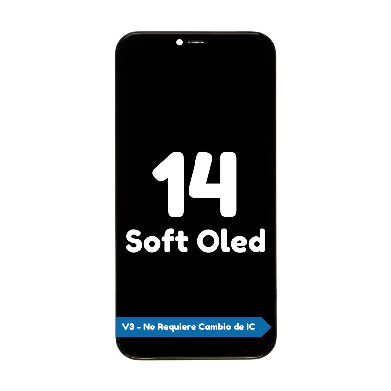 Pantalla para iPhone 14 Soft Oled - Cambio de IC No Requerido Pantalla para iPhone 14 Soft Oled - Cambio de IC No Requerido