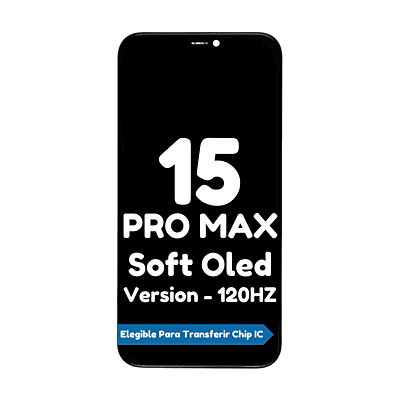 Pantalla para iPhone 15 Pro Max Soft Oled - Version 120HZ Pantalla para iPhone 15 Pro Max Soft Oled - Version 120HZ