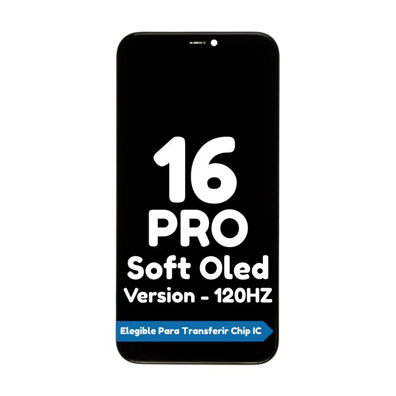 Pantalla para iPhone 16 Pro Soft Oled - Version 120HZ Pantalla para iPhone 16 Pro Soft Oled - Version 120HZ