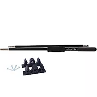 PANTHER MARINE 3005.528 KPP100B King Pin Anchor Pole - 2 Piece, 10' - Black