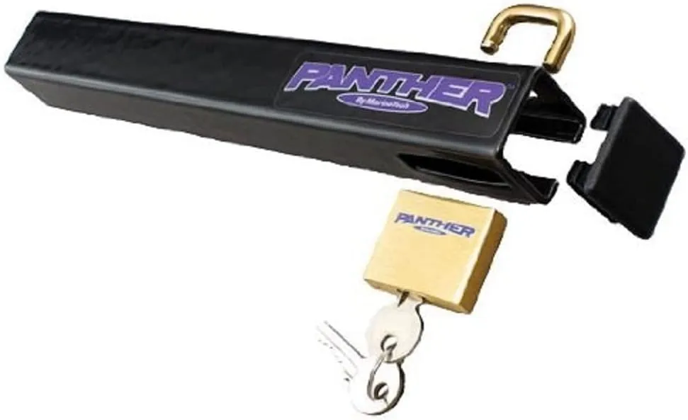 Panther ATV 758000 Outboard Motor Lock - Black