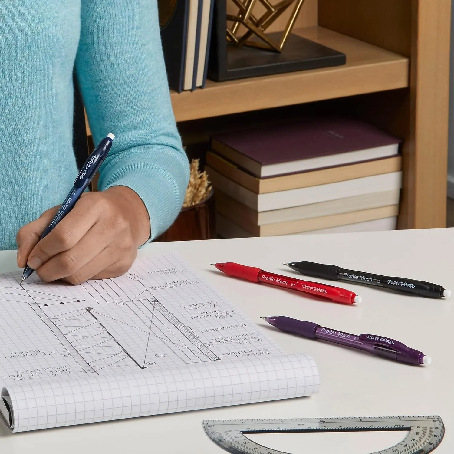 Paper Mate Profile Mechanical Pencils 0.7mm HB #2