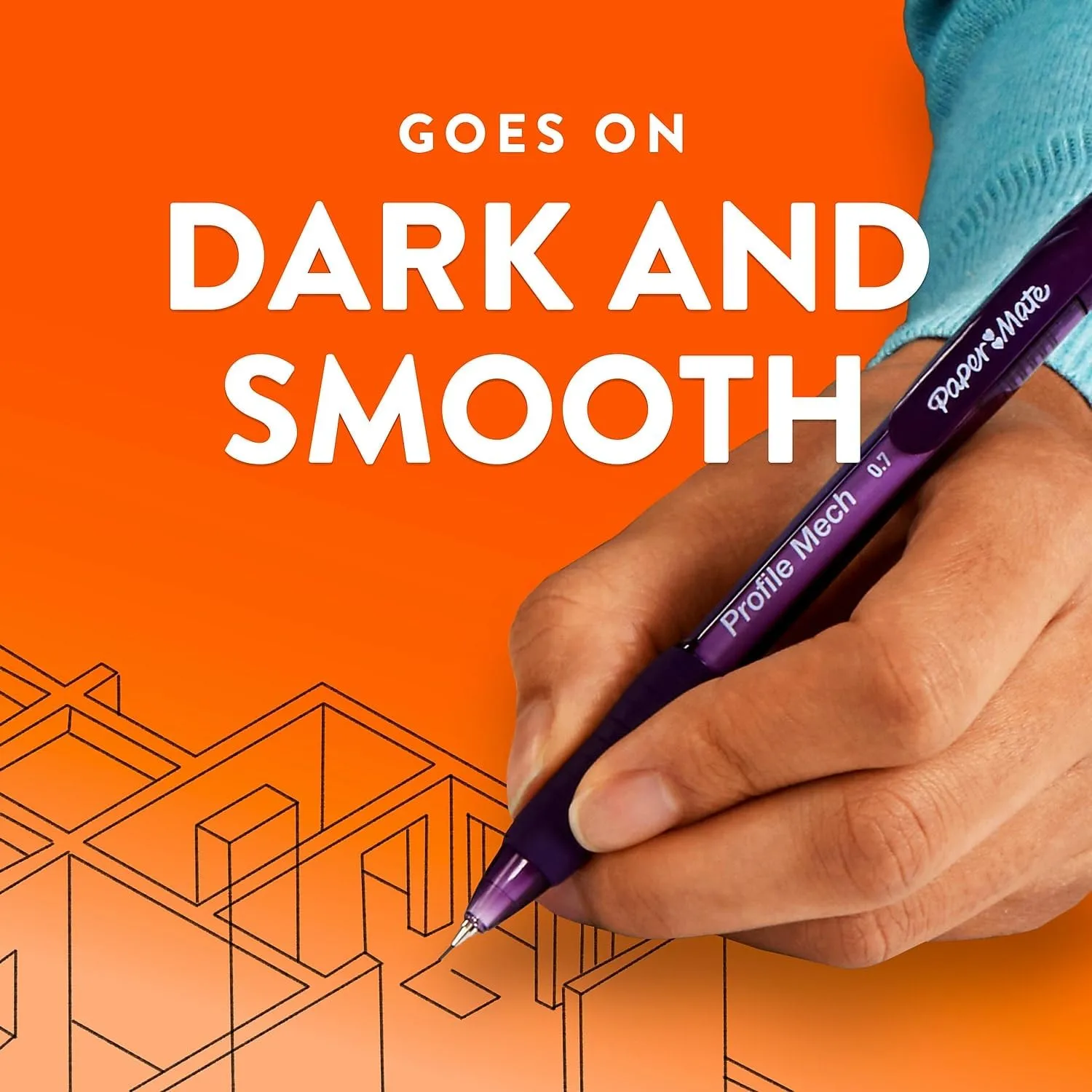 Paper Mate Profile Mechanical Pencils 0.7mm HB #2