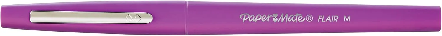 Paper Mate Flair Candy Pop Felt-Tip Pens, Medium Point (0.7 mm), 6 Count