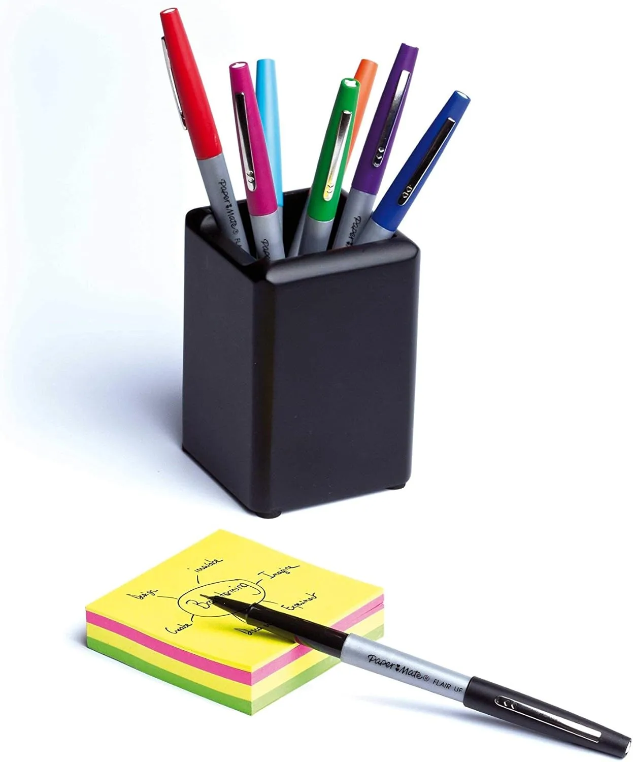 Paper Mate Flair Felt Tip Pens, Medium (0.7mm), Candy Pop, 36 Count