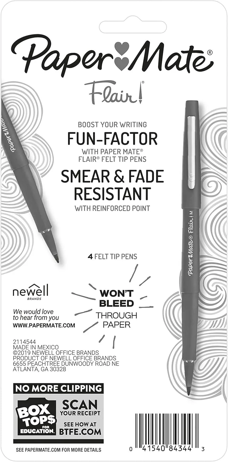 Paper Mate Flair Felt Tip Pens Medium 0.7mm