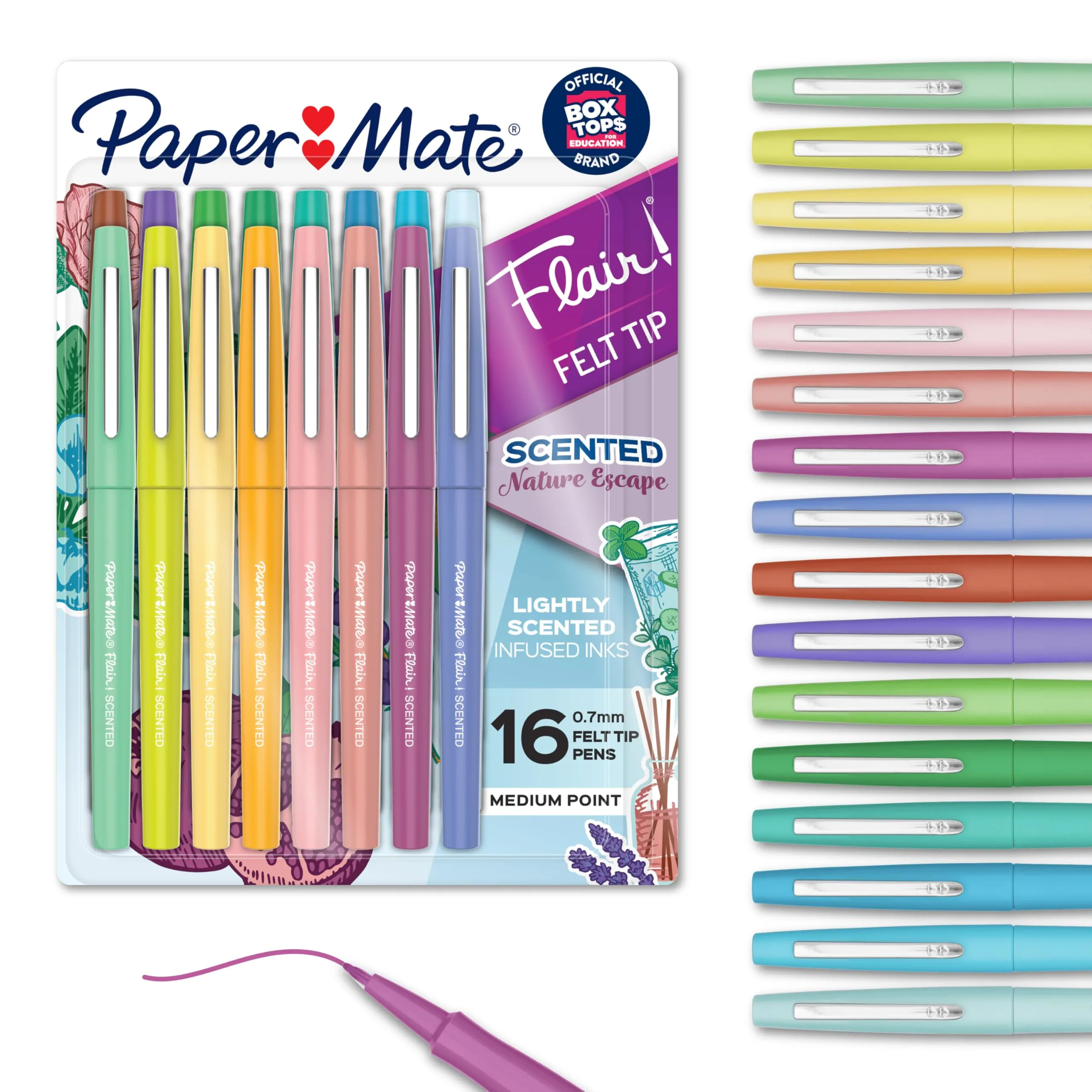 Paper Mate Flair Scented Felt Tip Pens, Medium Point (0.7mm)