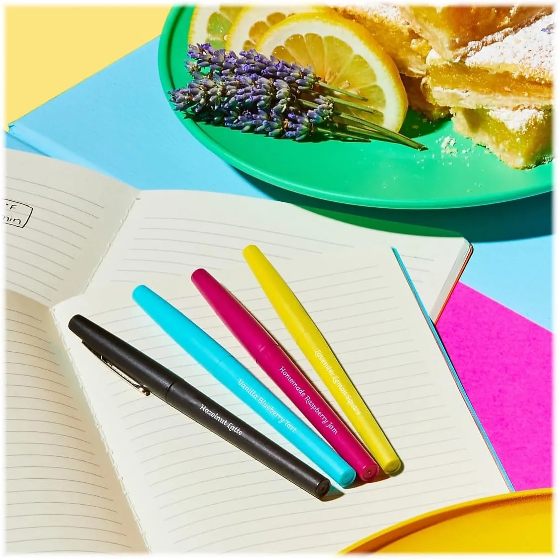 Paper Mate Flair Scented Felt-Tip Pens, Pack of 6, 0.7 mm Medium, Assorted Scents